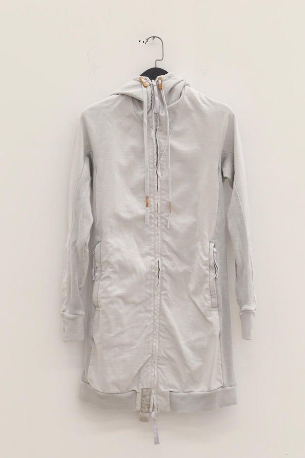 BORIS BIDJAN SABERI top ZIPPER3.1 FTO00002 +F0406C white cement color pure cotton PBBS30